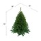 4.5-Foot Christmas Tree Artificial Spruce Tree with Realistic Design, Sturdy Metal Stand, and Indoor/Outdoor Versatility for Festive Holiday Decor - 2024 Christmas Collection, Floral Home by Artificial Flowers